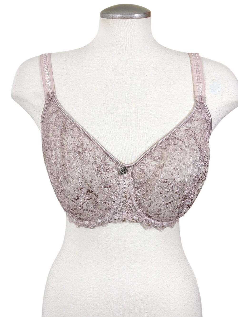 Empreinte Cassiopee Underwire Lace Bra Rose Sauvage 07151 32F French Designer